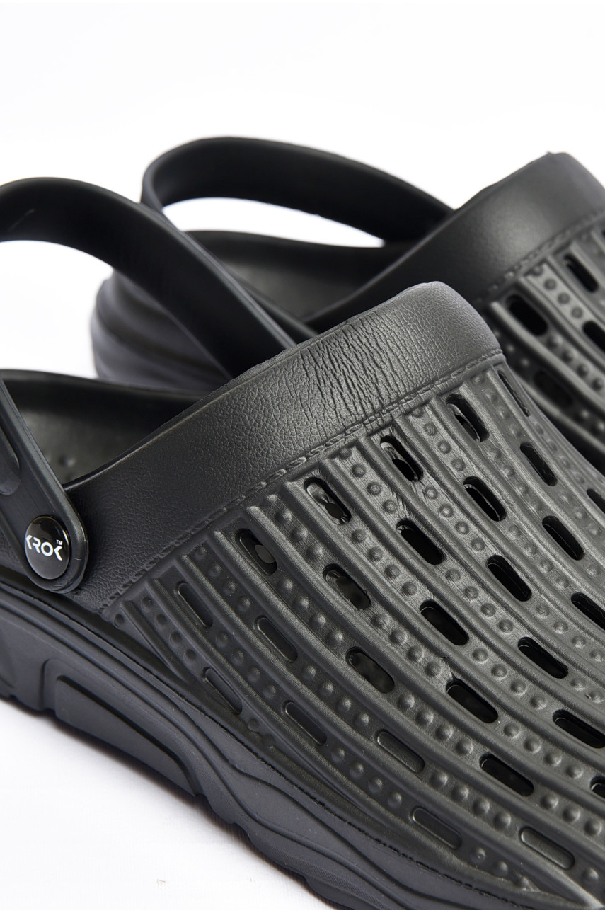 Кроксы мужские черного цвета с-71 200710 Кроксы мужские черного цвета с-71 200710