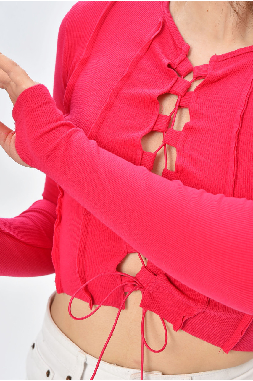 Кофта жіноча малинового кольору 0123 200714