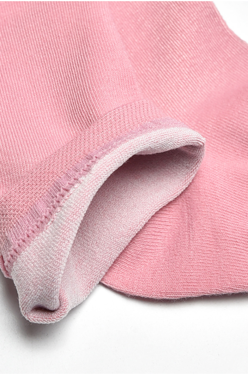 Носки женские демисезонные спортивные розового цвета ZB02 200728 Носки женские демисезонные спортивные розового цвета ZB02 200728