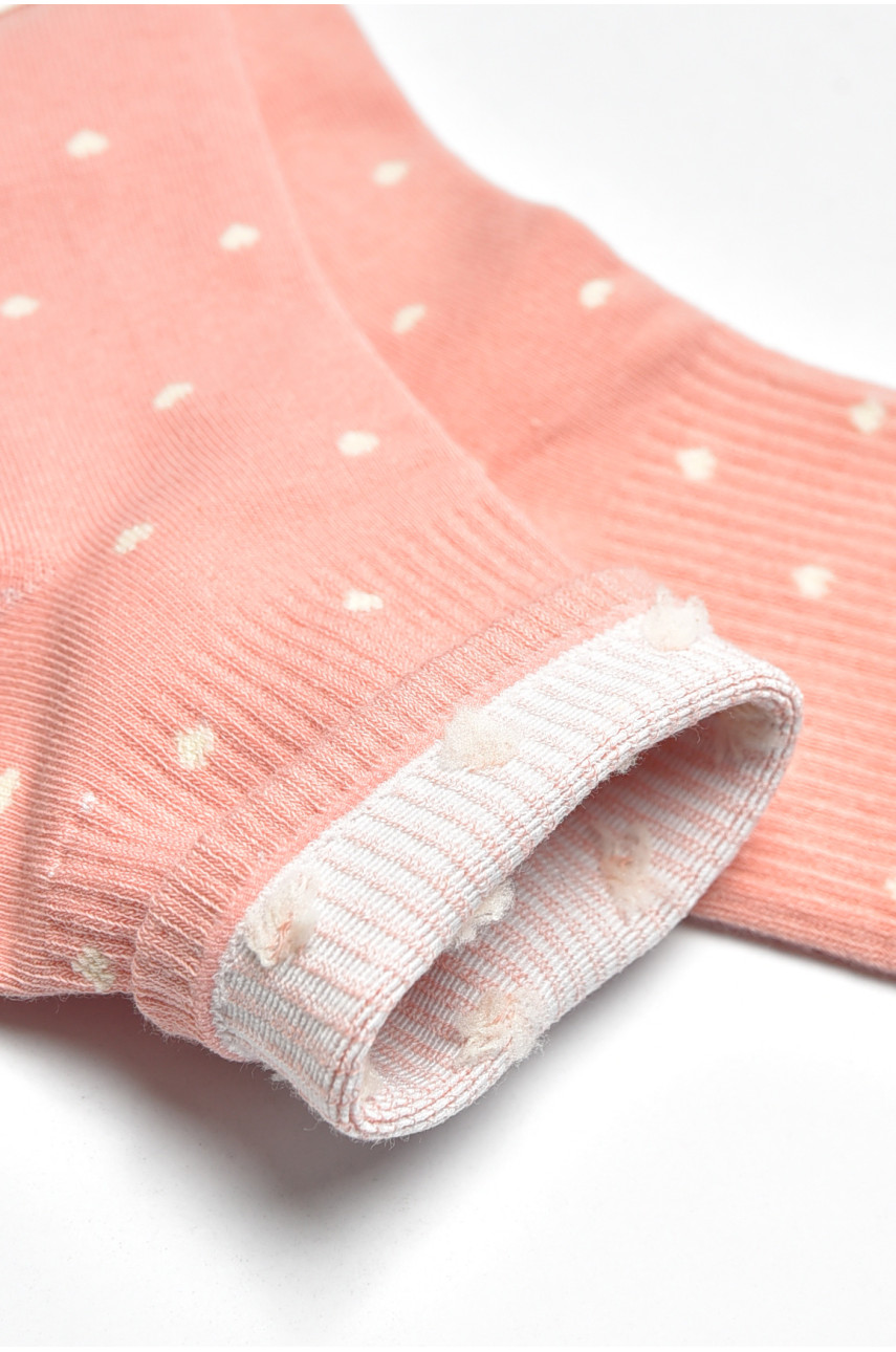 Шкарпетки жіночі демісезонні рожевого кольору BY7521 200734