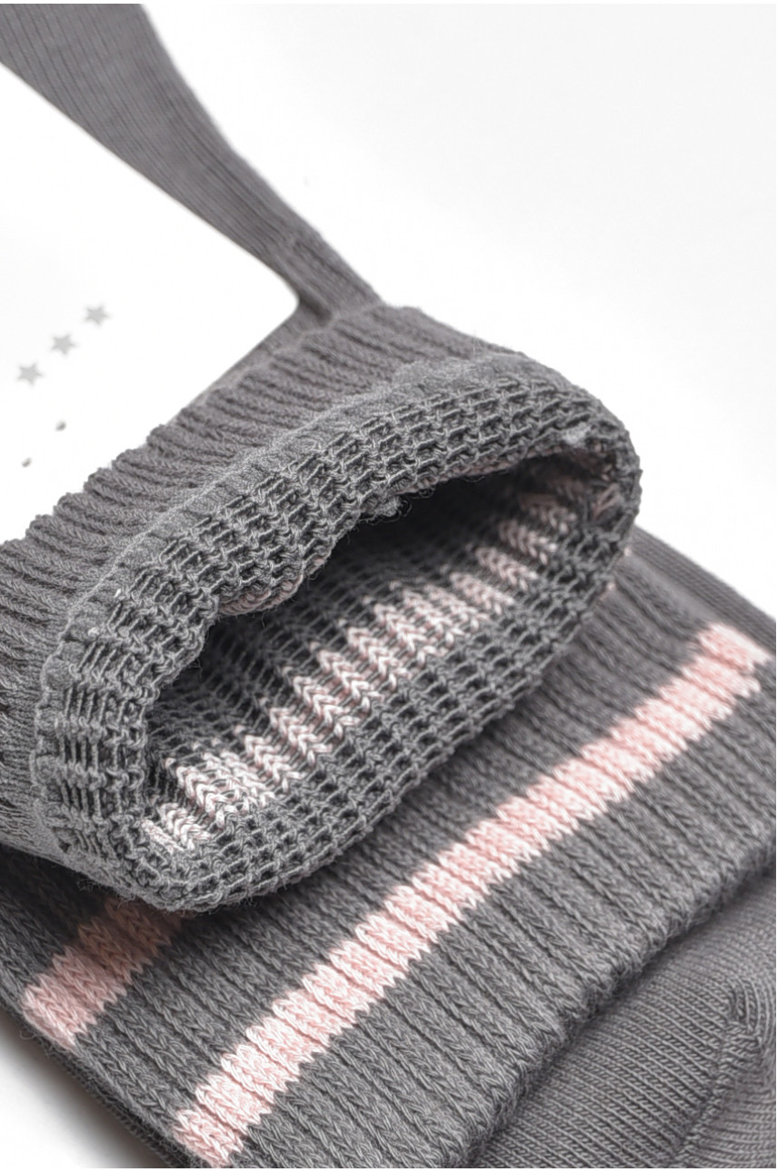 Носки женские демисезонные тёмно-серого цвета C1055-17 200738 Носки женские демисезонные тёмно-серого цвета C1055-17 200738