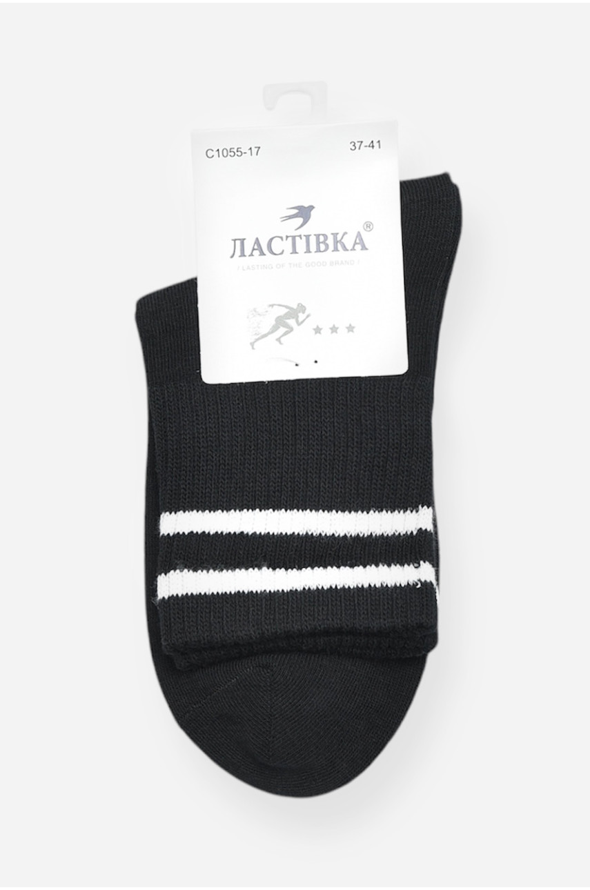 Носки женские демисезонные черного цвета C1055-17 200740