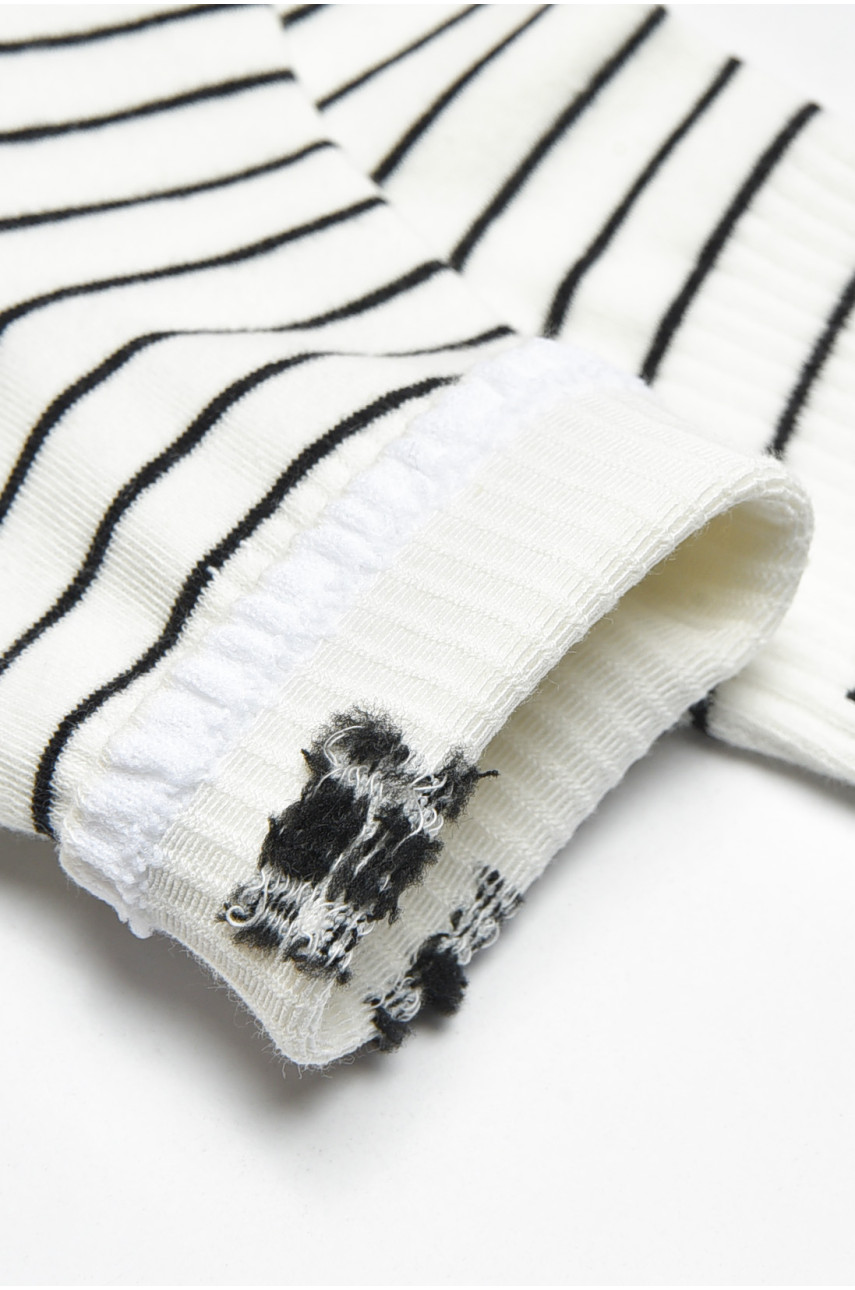 Носки женские демисезонные белого цвета BY899 200741