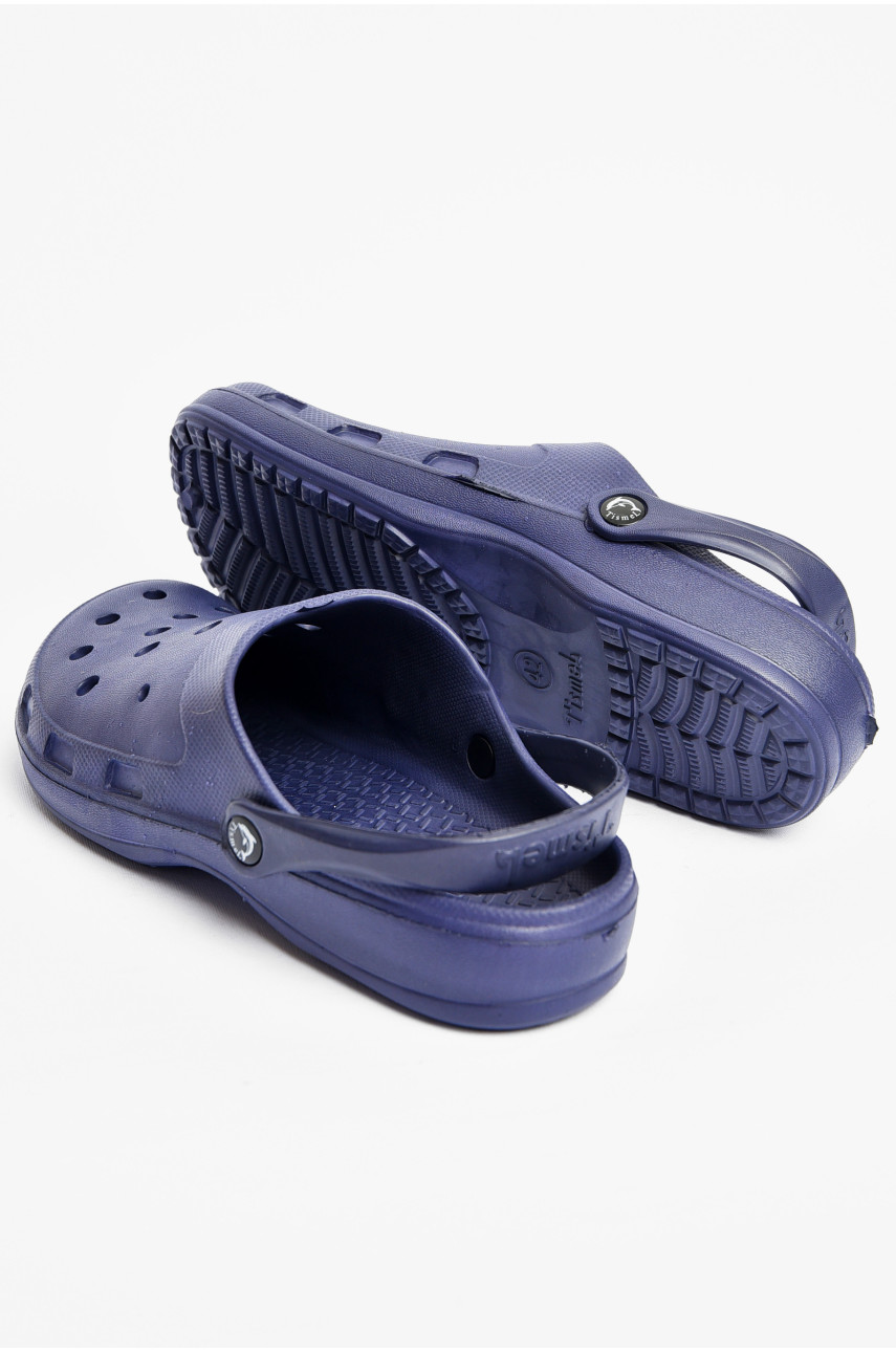 Кроксы мужские темно-синего цвета ТС-ТС 200747
