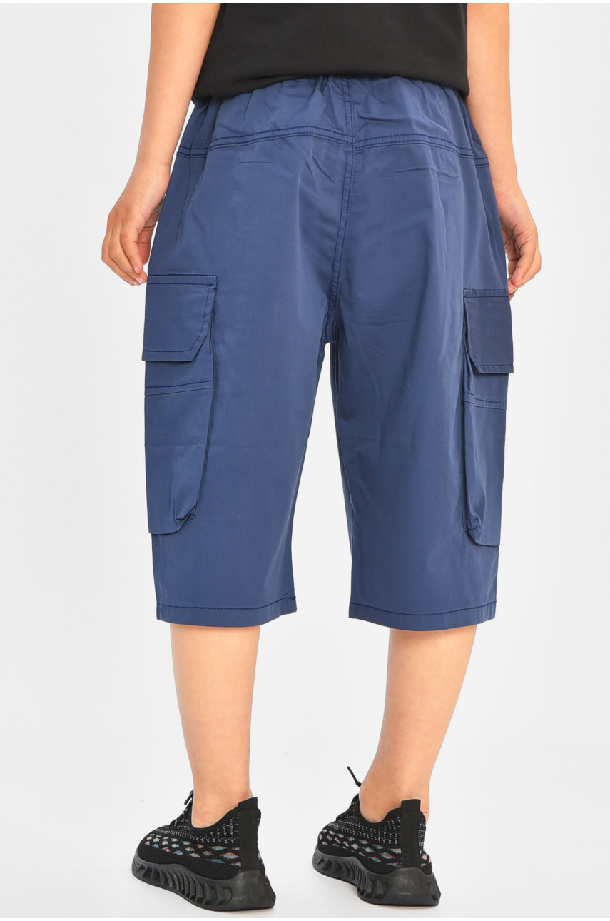 Бриджі підліткові для хлопчика темно-синього кольору D05 200752