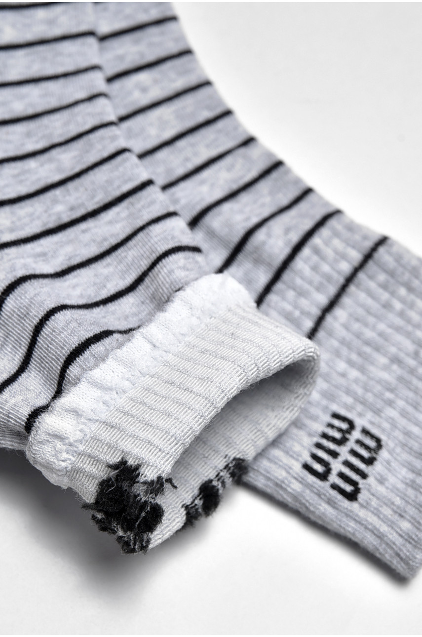 Шкарпетки жіночі демісезонні сірого кольору BY899 200766 Шкарпетки жіночі демісезонні сірого кольору BY899 200766