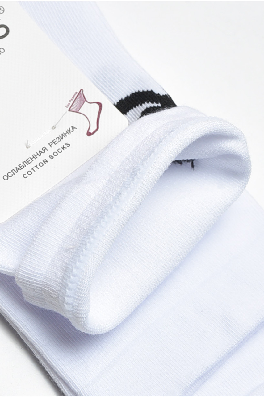 Носки женские демисезонные белого цвета BJ006 200767