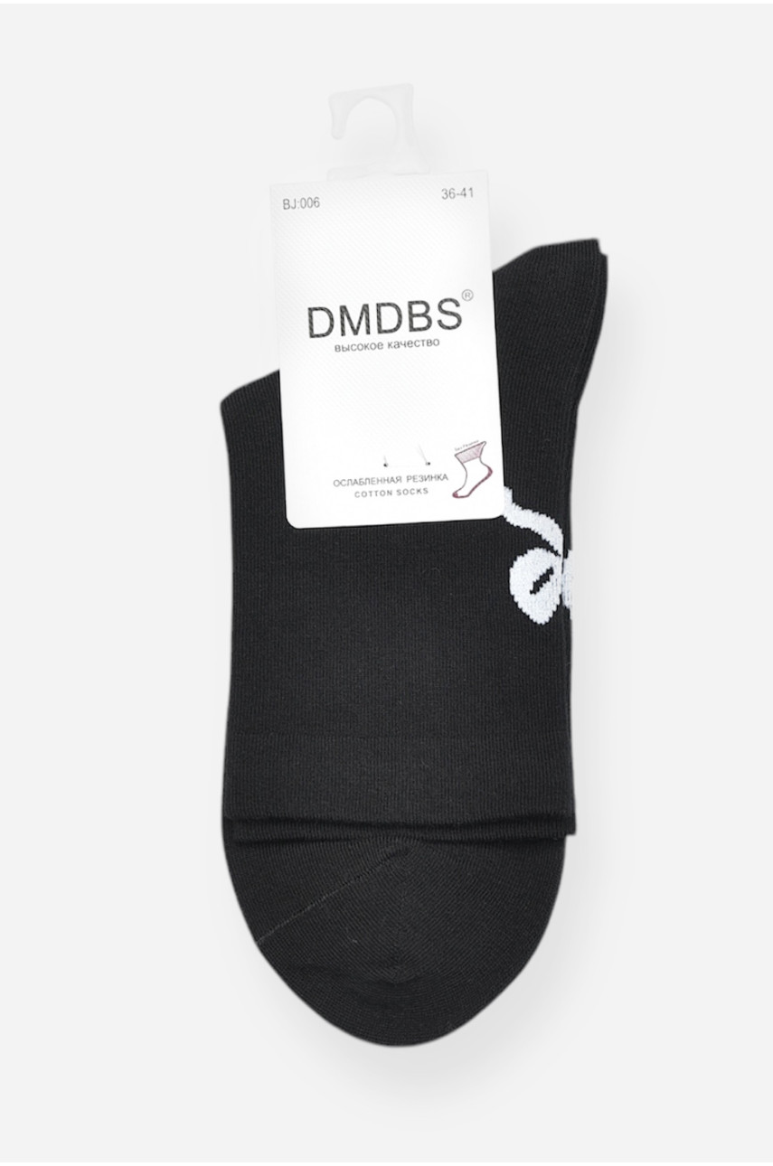 Носки женские демисезонные черного цвета BJ006 200768