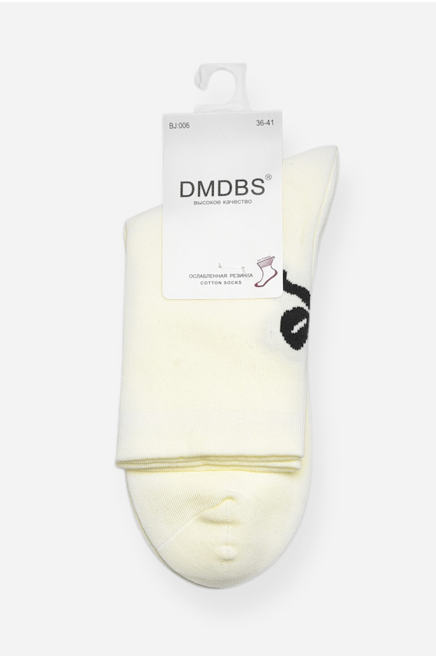 Носки женские демисезонные молочного цвета BJ006 200769