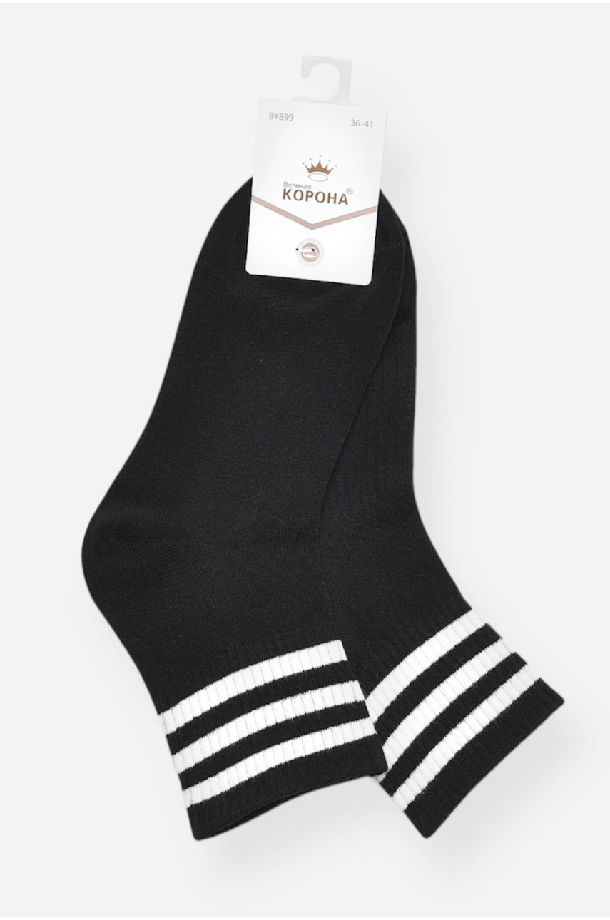 Шкарпетки жіночі демісезонні чорного кольору BY899 200770 Шкарпетки жіночі демісезонні чорного кольору BY899 200770