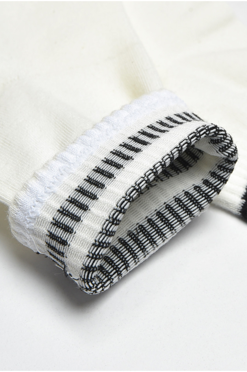 Шкарпетки жіночі демісезонні білого кольору BY899 200771 Шкарпетки жіночі демісезонні білого кольору BY899 200771