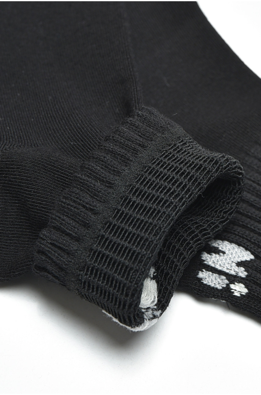 Шкарпетки жіночі демісезонні чорного кольору BJ-509 200780 Шкарпетки жіночі демісезонні чорного кольору BJ-509 200780