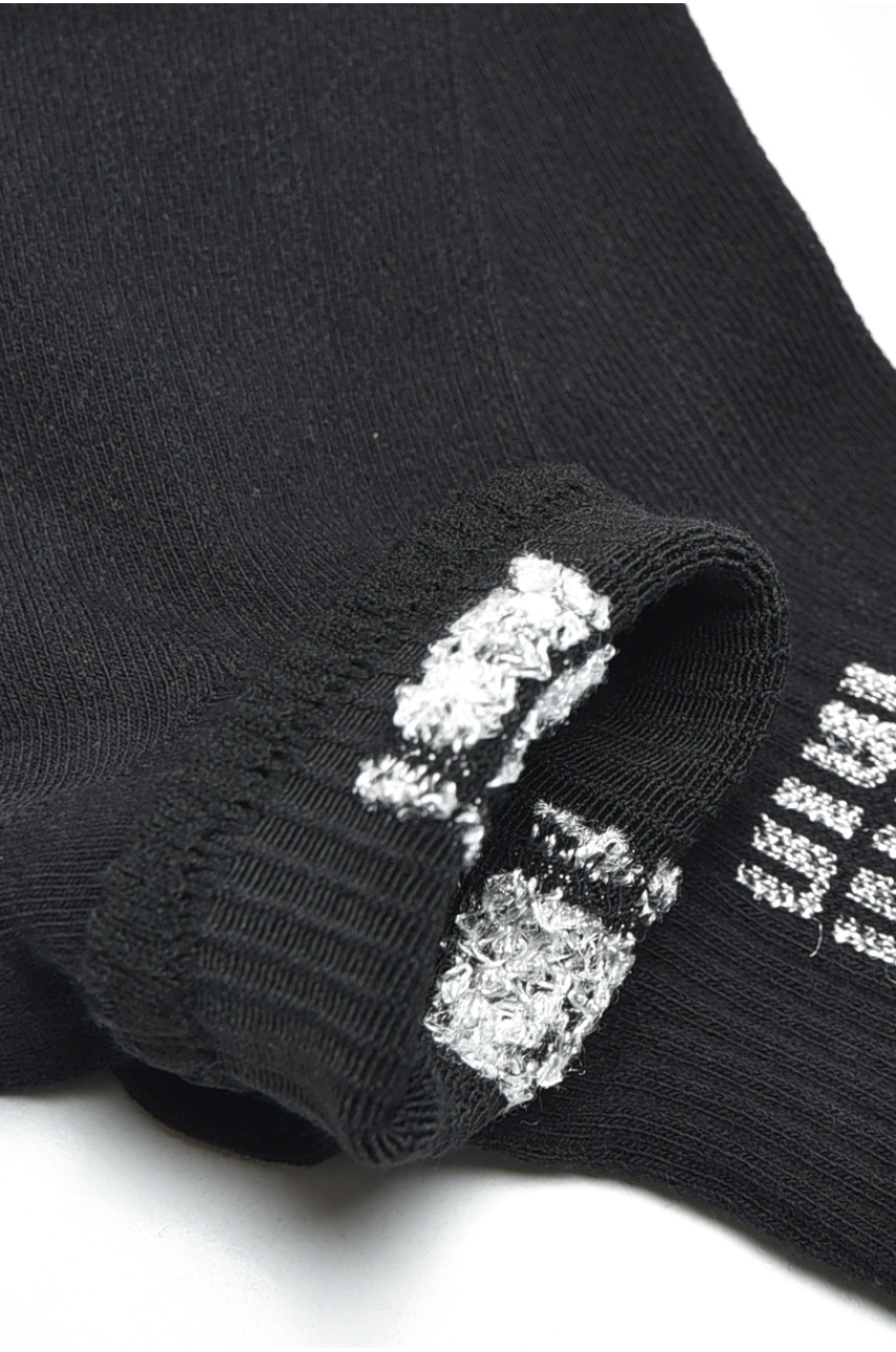 Носки женские демисезонные спортивные черного цвета BY900 200787 Носки женские демисезонные спортивные черного цвета BY900 200787