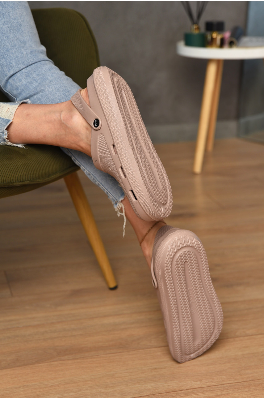 Кроксы женские коричневого цвета С-98 200792 Кроксы женские коричневого цвета С-98 200792