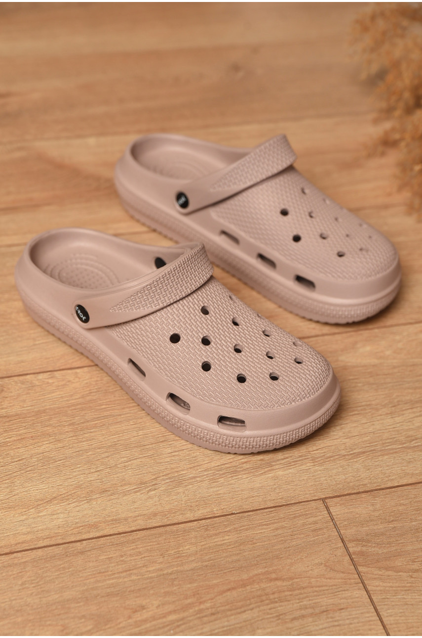 Кроксы женские коричневого цвета С-98 200792 Кроксы женские коричневого цвета С-98 200792