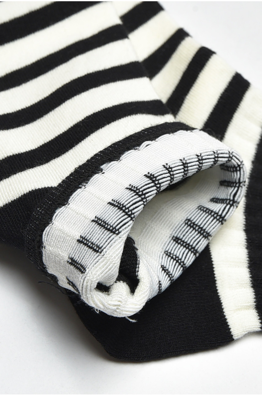 Носки женские демисезонные спортивные белого цвета BY658-3 200795