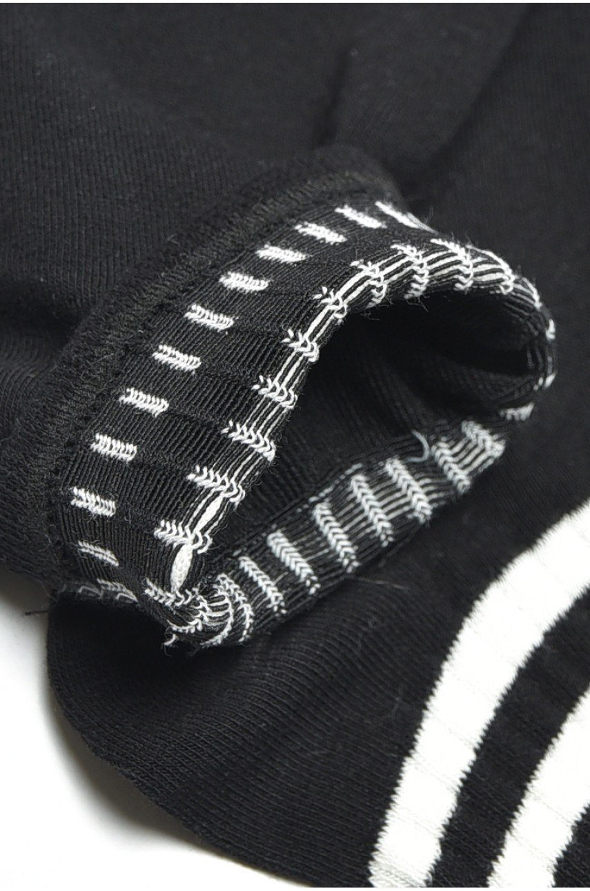 Носки женские демисезонные спортивные черного цвета BY658-3 200796 Носки женские демисезонные спортивные черного цвета BY658-3 200796