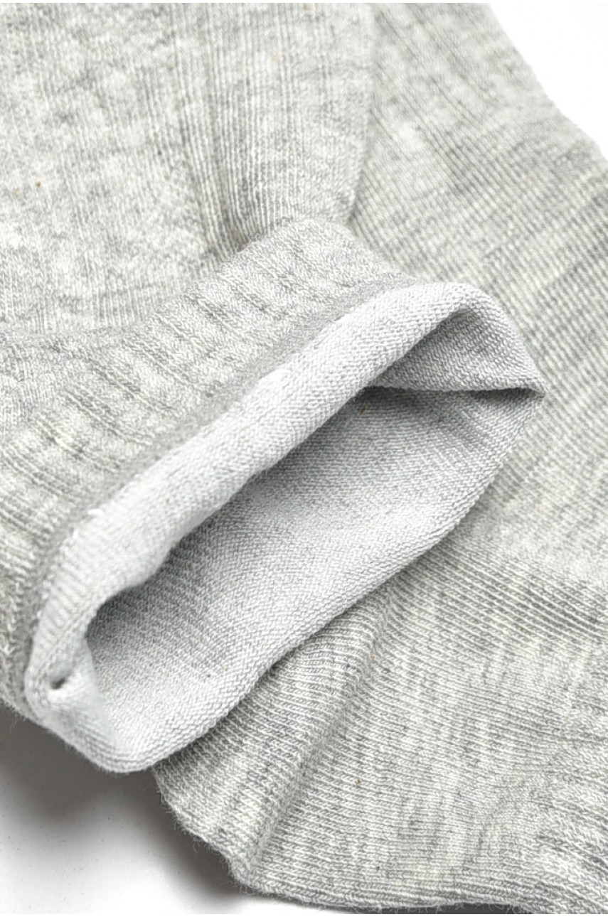 Носки женские демисезонные спортивные серого цвета 7126-5 200800