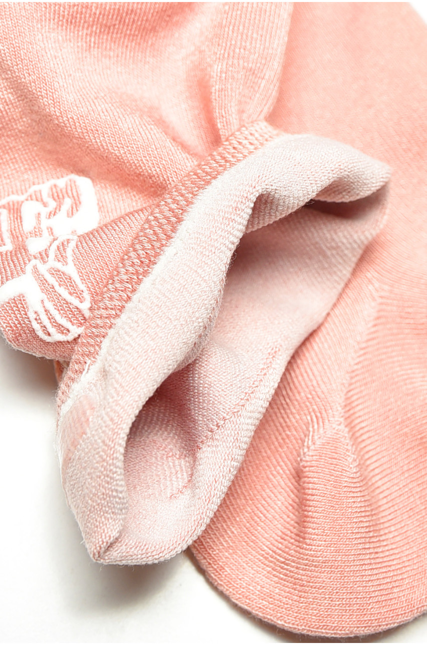 Носки-следки женские демисезонные спортивные розового цвета Y201 200817