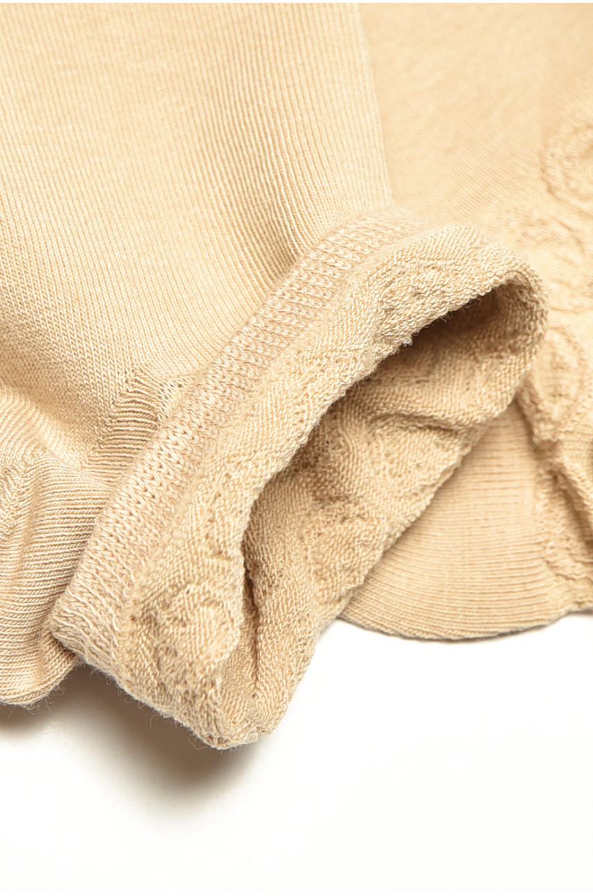 Носки женские демисезонные спортивные бежевого цвета C3337 200822