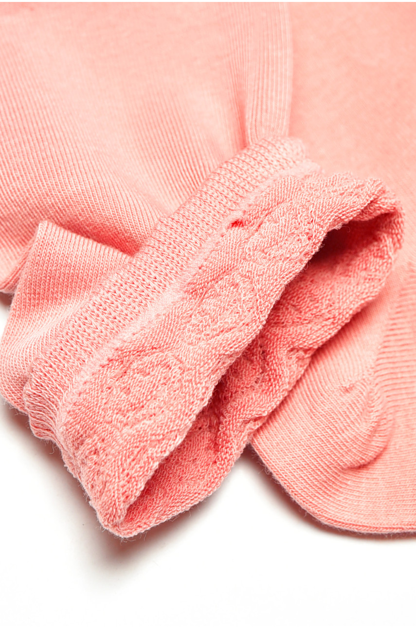 Носки женские демисезонные спортивные розового цвета C3337 200823