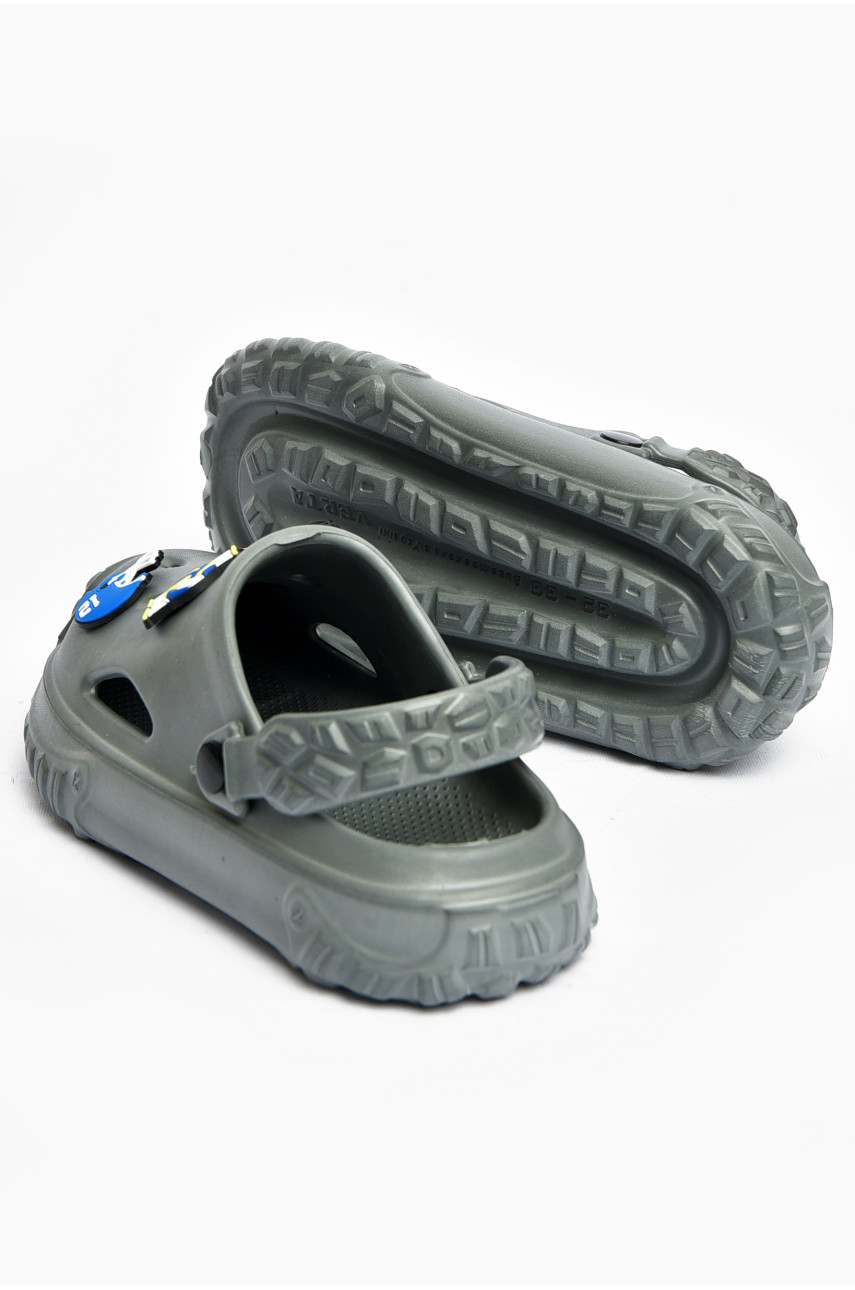 Крокси дитячі сірого кольору 3001 200828