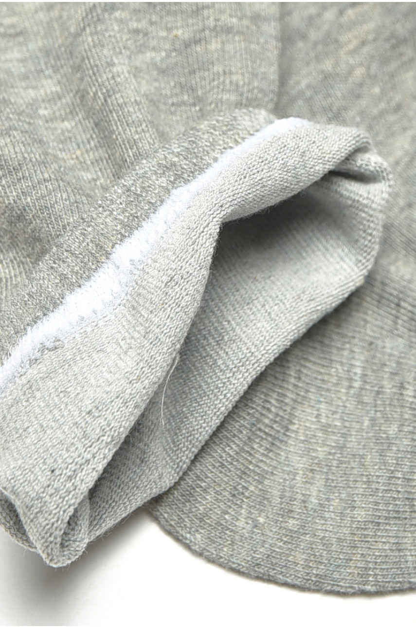 Носки женские демисезонные спортивные серого цвета B2501 200831