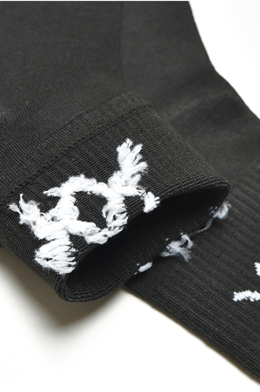 Шкарпетки підліток демісезонні чорного кольору CS065 200871