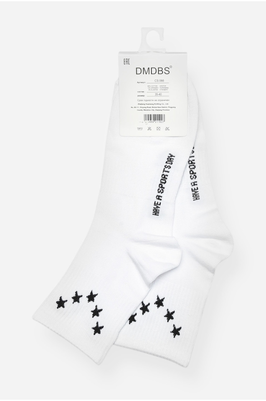 Шкарпетки підліток демісезонні білого кольору CS066 200876