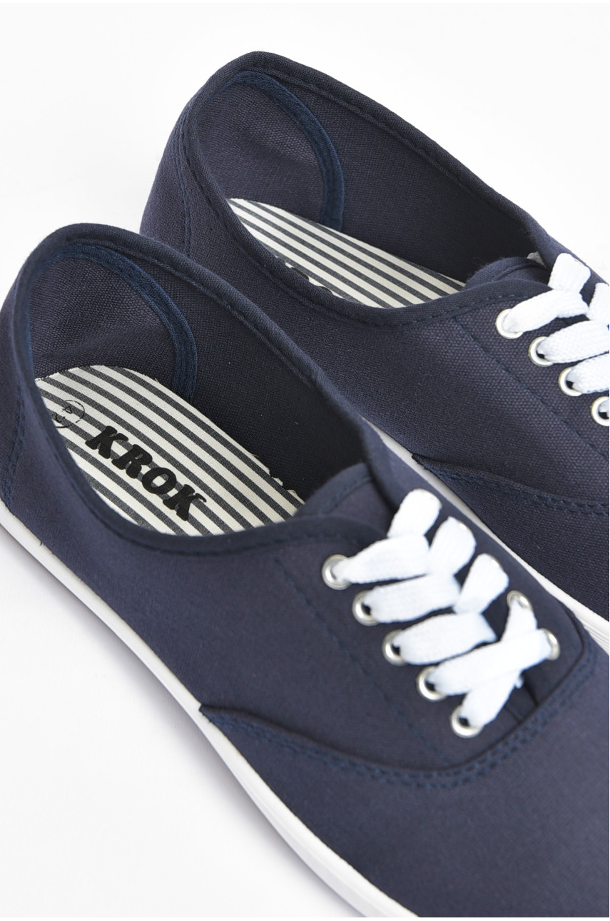 Кеди чоловічі темно-синього кольору К51 200885 Кеди чоловічі темно-синього кольору К51 200885