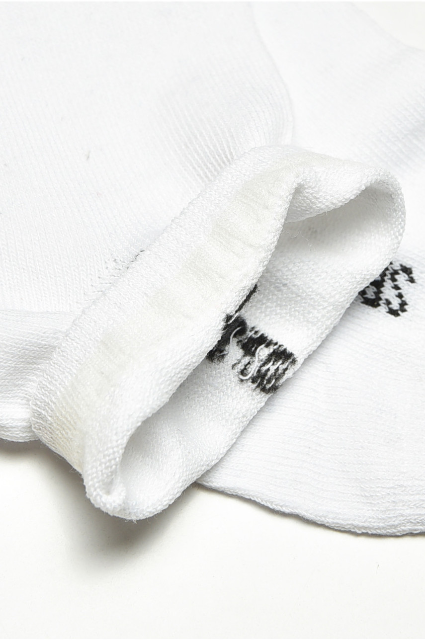 Носки мужские демисезонные спортивные белого цвета F521 200899 Носки мужские демисезонные спортивные белого цвета F521 200899