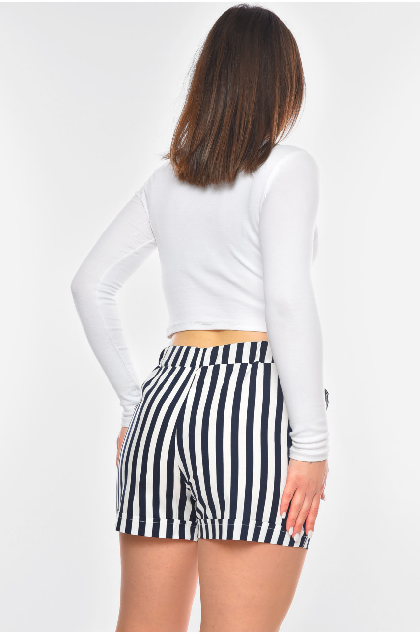 Шорты женские тёмно-синего цвета 119 200920