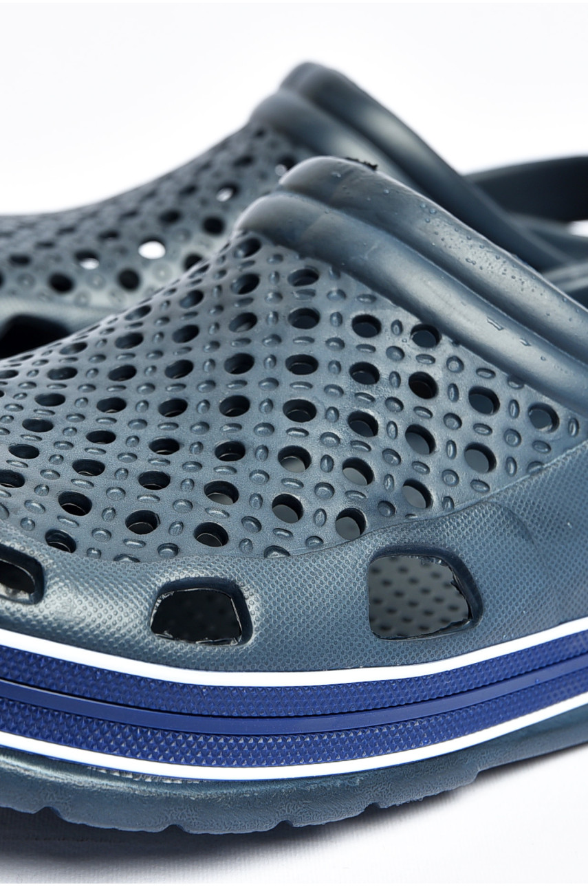 Кроксы мужские темно-синего цвета верта М51 200935