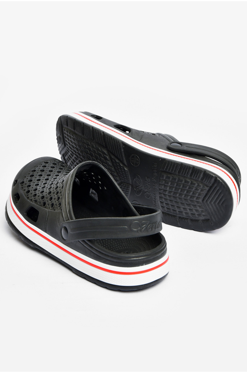 Кроксы мужские черного цвета верта М51 200937