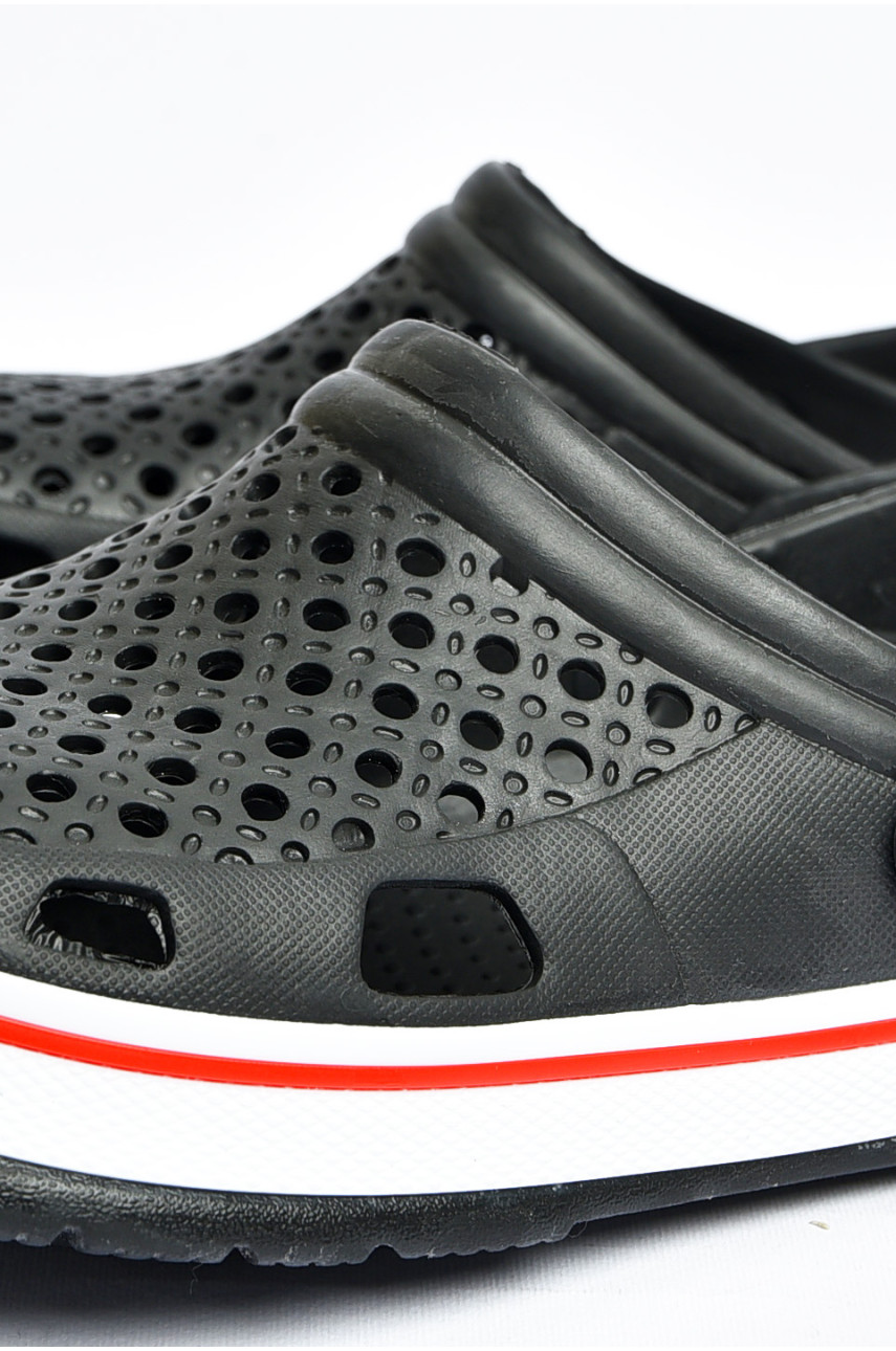 Кроксы мужские черного цвета верта М51 200937