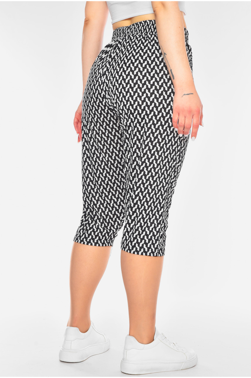 Бриджі жіночі напівбатальні чорного кольору А769 200948