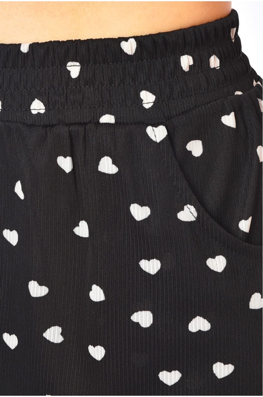 Бриджі жіночі напівбатальні чорного кольору А769 200949