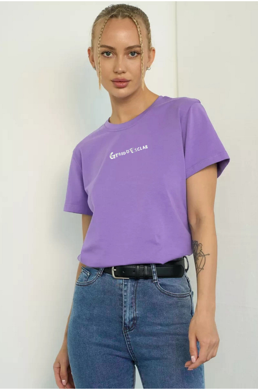 Футболка женск сереневого цвета 9117 200959 Футболка женск сереневого цвета 9117 200959