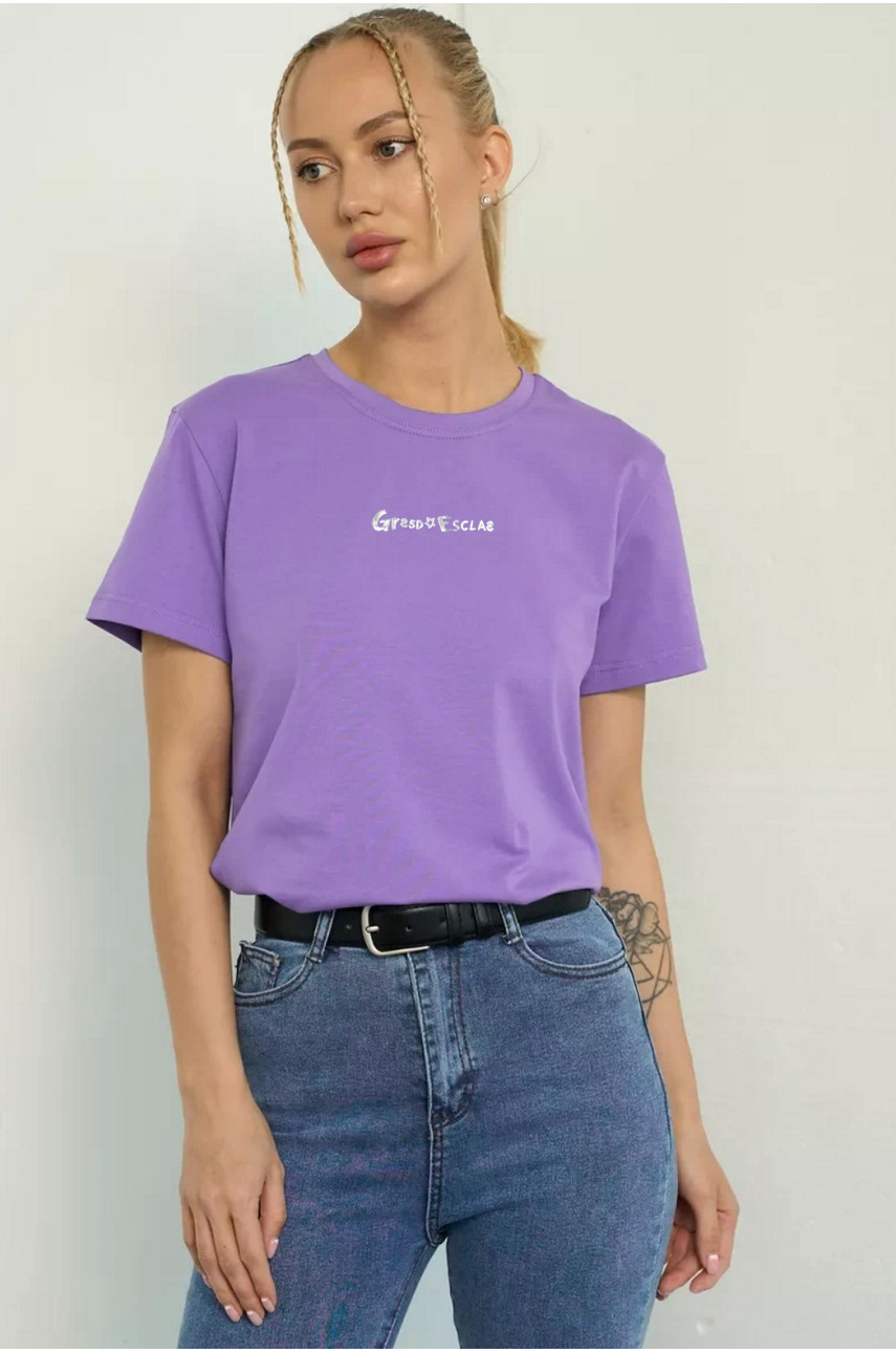 Футболка женск сереневого цвета 9117 200959 Футболка женск сереневого цвета 9117 200959