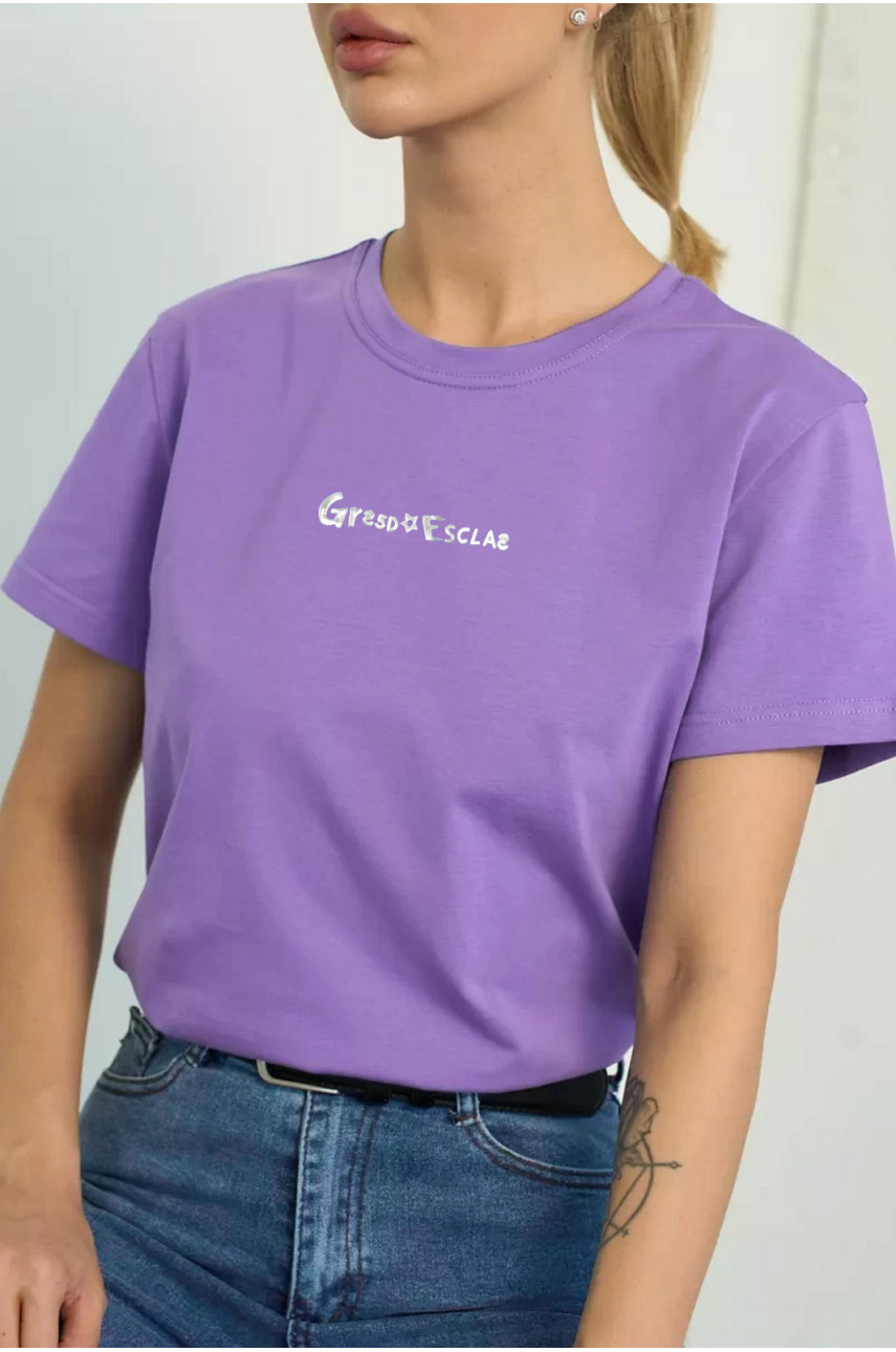 Футболка женск сереневого цвета 9117 200959 Футболка женск сереневого цвета 9117 200959