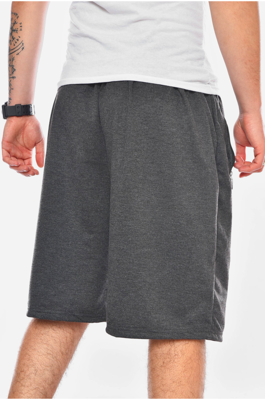 Шорты мужские батальные тёмно-серого цвета Y6569 201013 Шорты мужские батальные тёмно-серого цвета Y6569 201013