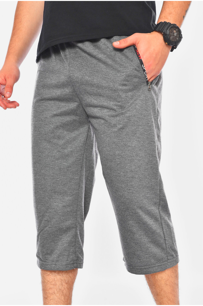 Бриджі чоловічі напівбатальні сірого кольору Y6701 201021 Бриджі чоловічі напівбатальні сірого кольору Y6701 201021