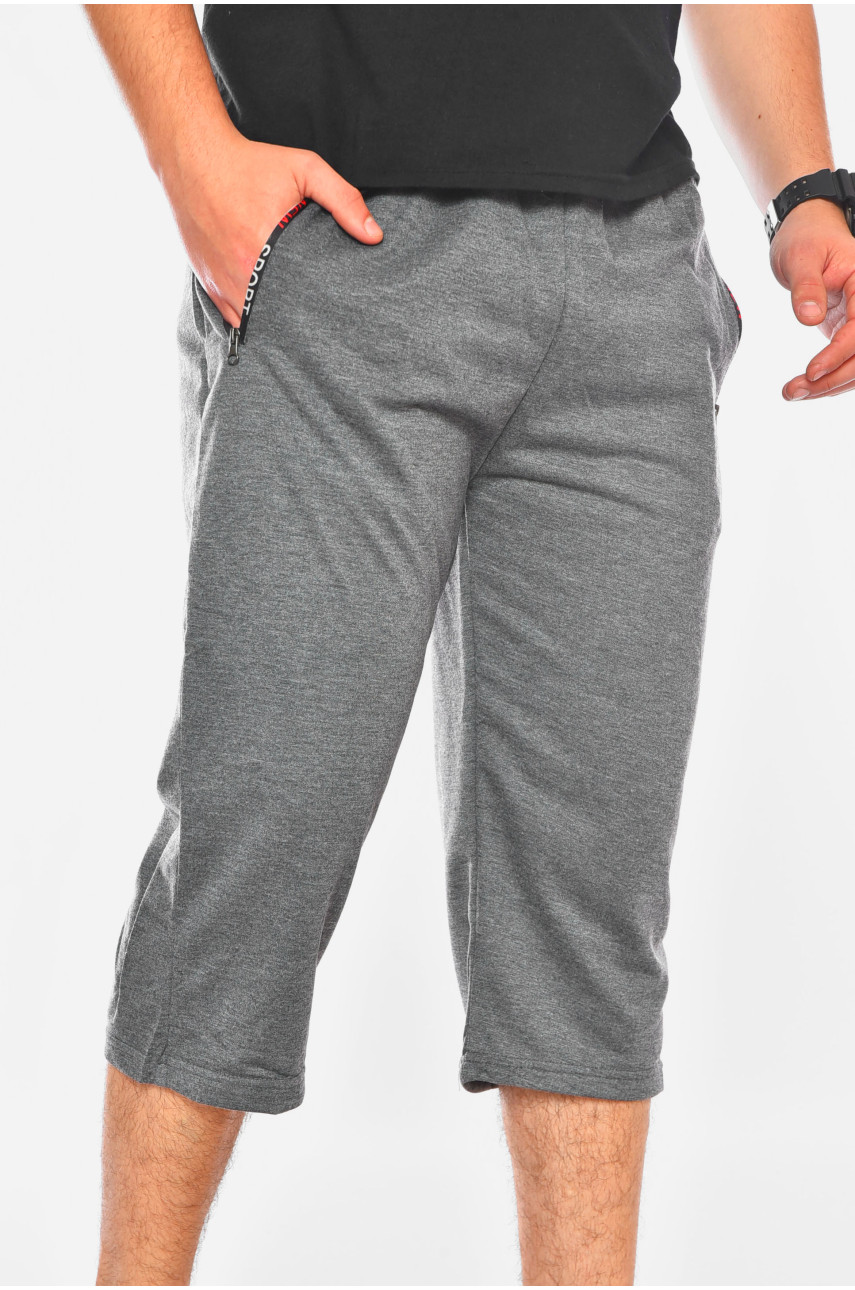 Бриджі чоловічі напівбатальні сірого кольору Y6701 201021 Бриджі чоловічі напівбатальні сірого кольору Y6701 201021