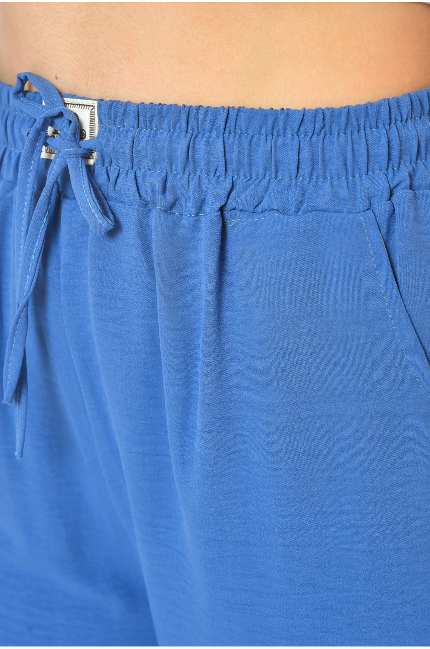 Бриджі жіночі напівбатальні блакитного кольору 781 201028