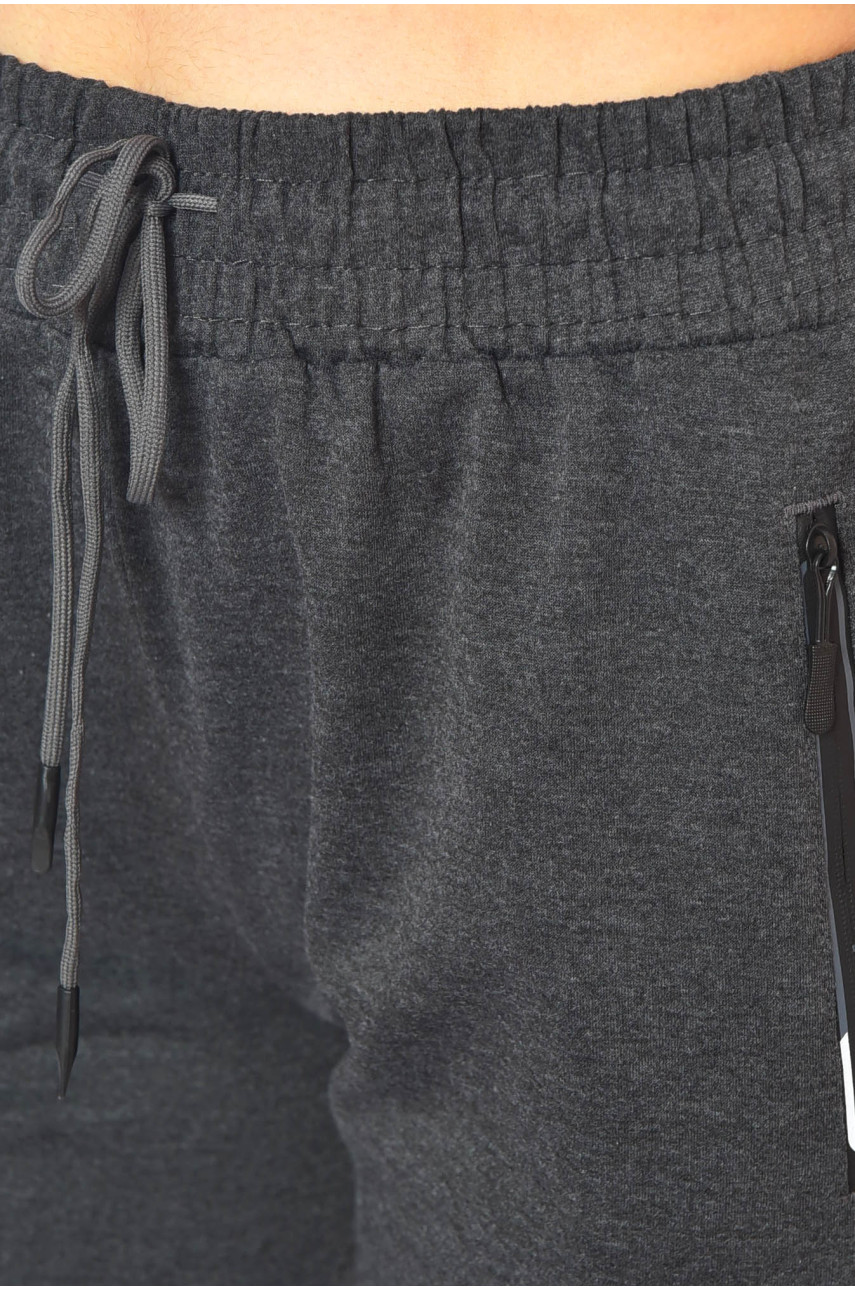 Спортивні штани жіночі напівбатальні сірого кольору 2076-17 201034 Спортивні штани жіночі напівбатальні сірого кольору 2076-17 201034