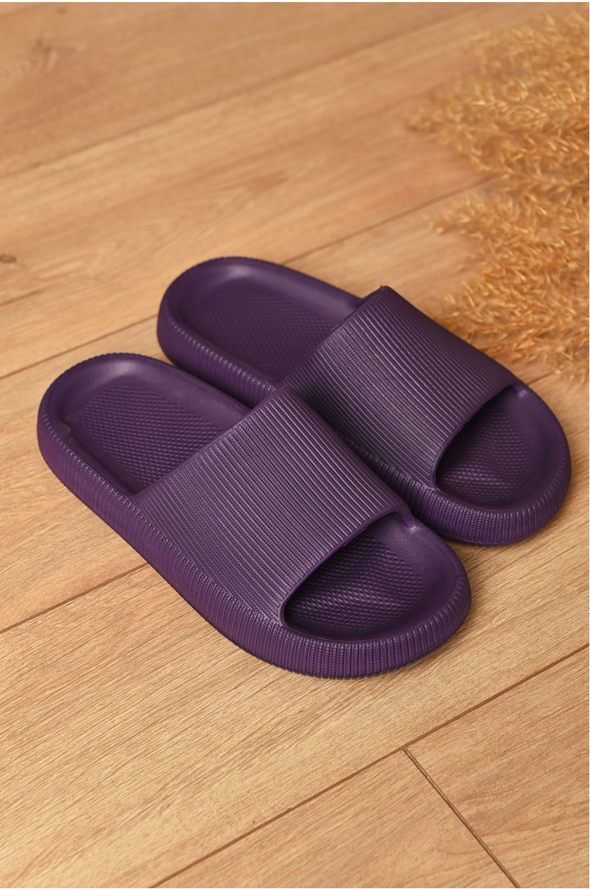 Шльопанці піна жіночі фіолетового кольору с-88 201042 Шльопанці піна жіночі фіолетового кольору с-88 201042
