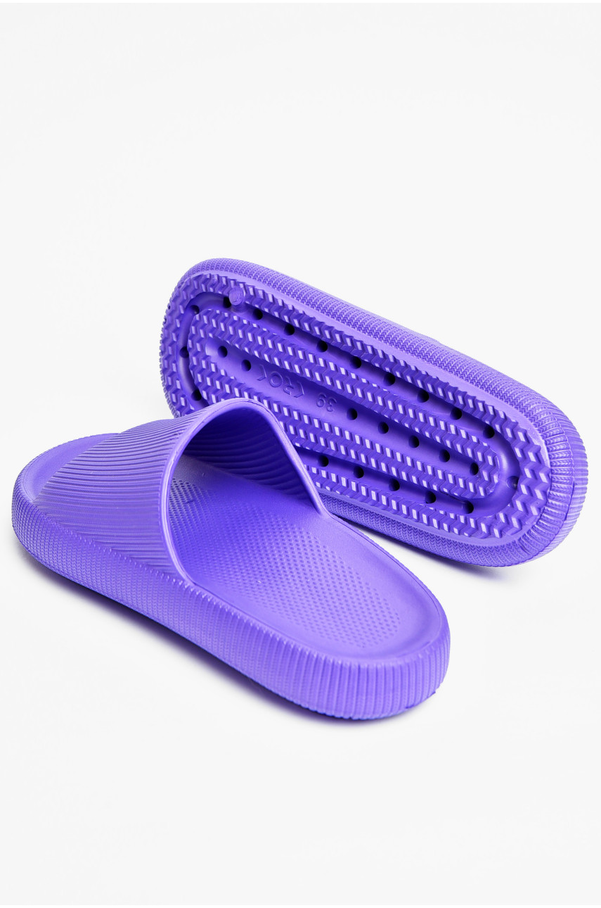 Шльопанці піна жіночі бузкового кольору с-88 201043 Шльопанці піна жіночі бузкового кольору с-88 201043