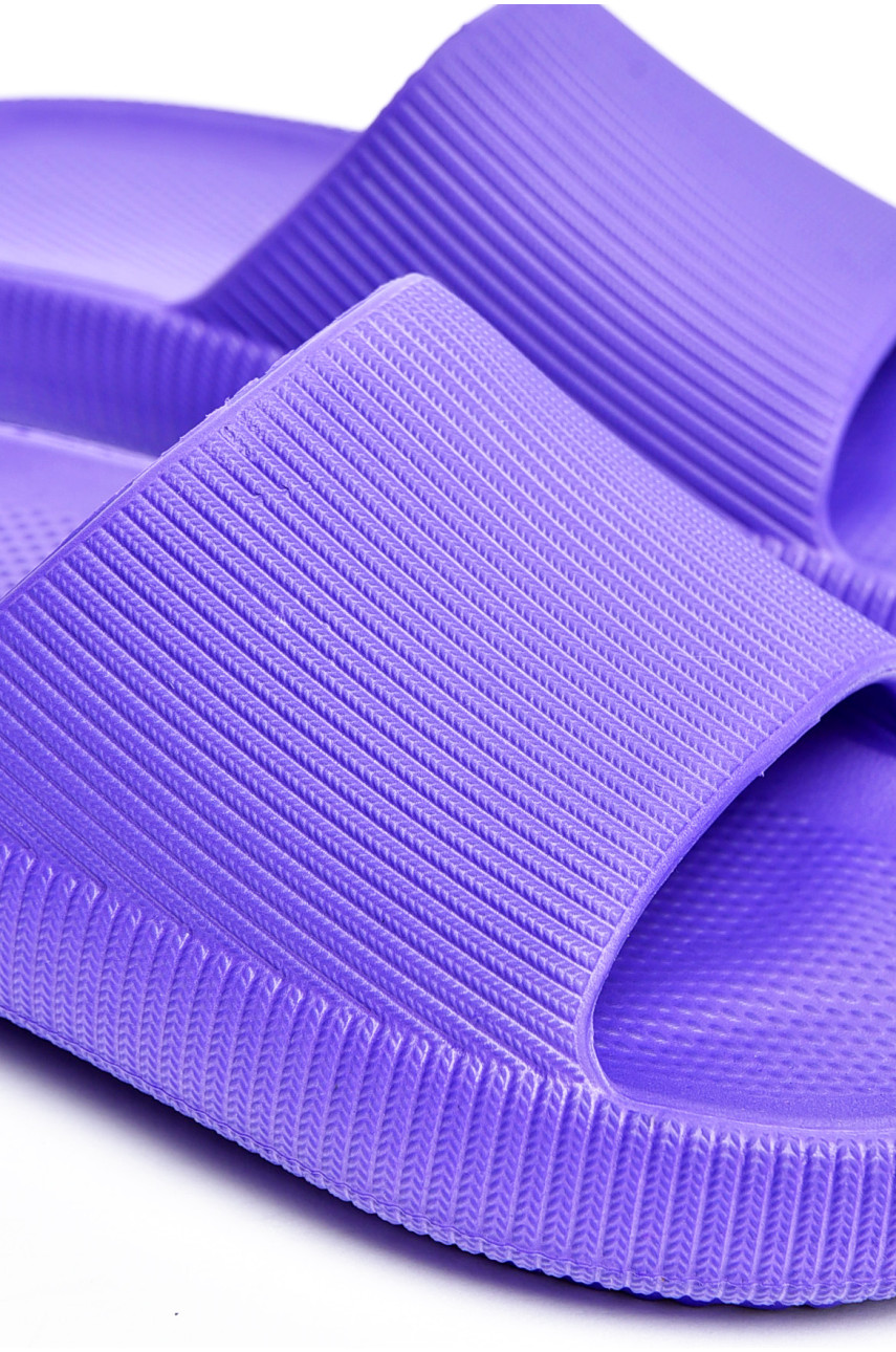 Шльопанці піна жіночі бузкового кольору с-88 201043 Шльопанці піна жіночі бузкового кольору с-88 201043