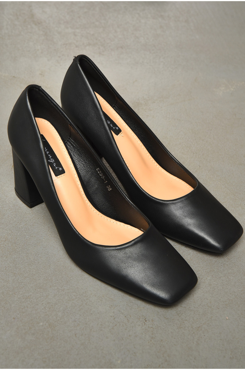 Туфли женские черного цвета E230-1 201045 Туфли женские черного цвета E230-1 201045