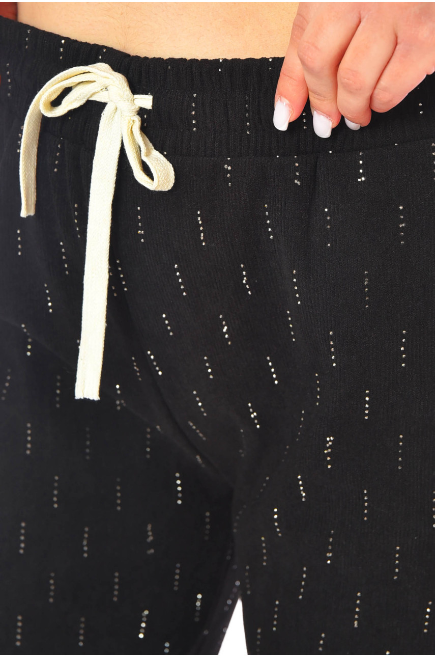 Штани жіночі напівбатальні чорного кольору 9669-2 201061 Штани жіночі напівбатальні чорного кольору 9669-2 201061